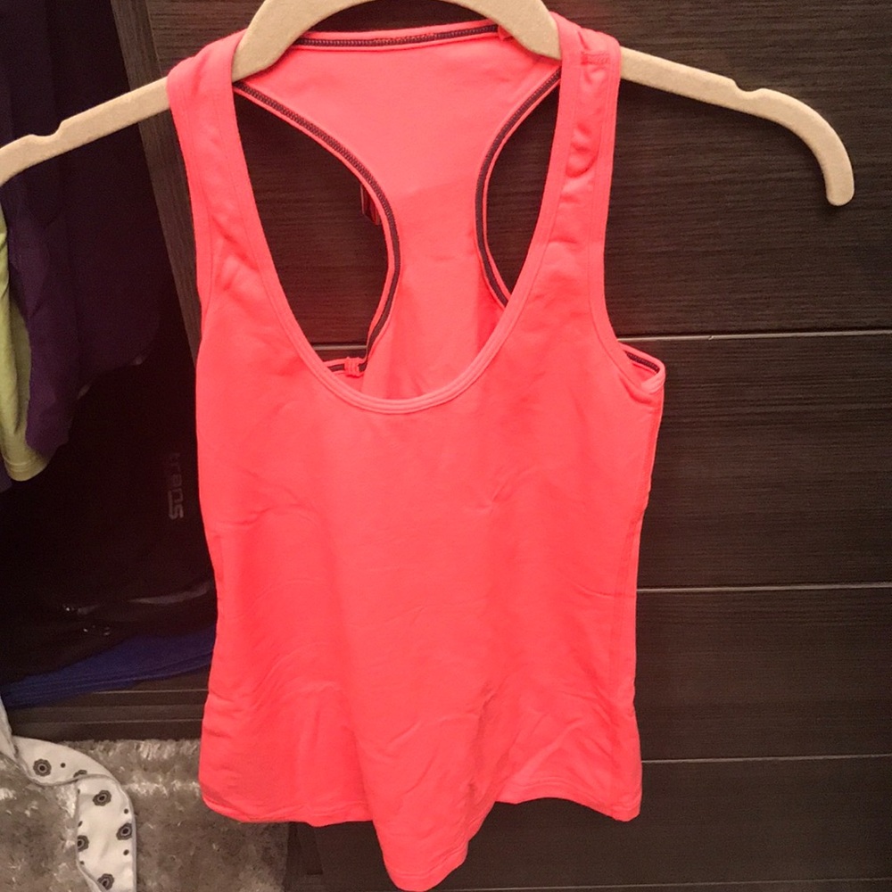 Neon Orange lululemon tank